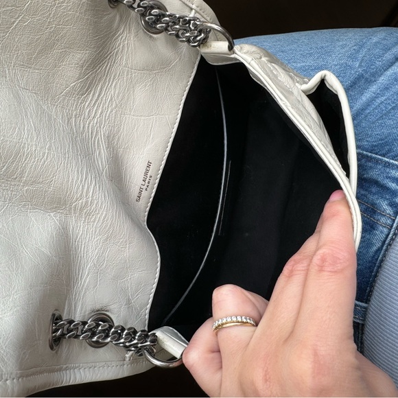 YSL Saint Laurent Niki bag in blanc vintage - Picture 10 of 14